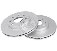 Front Set 2x Brake Discs A.B.S. 17362 for Vauxhall Corsa/Corsa/Combo (00-09)