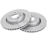 Front Set 2x Brake Discs A.B.S. 17410 for Volvo C70/V70/S70 (96-05)