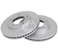 Front Set 2x Brake Discs A.B.S. 17426 for Kia Sorento (02-11)
