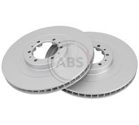 Front Set 2x Brake Discs A.B.S. 17431 for Mitsubishi Challenger/Sport Wagon/Mont