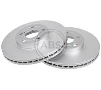 Front Set 2x Brake Discs A.B.S. 17511 for Toyota Avensis (03-08)