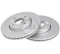 Front Set 2x Brake Discs A.B.S. 17541 for Lada/Nissan/Renault/Dacia Largus/Micra