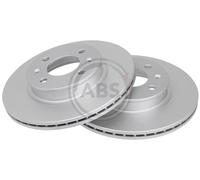 Front Set 2x Brake Discs A.B.S. 17550 for Hyundai Getz/Click (01-12)