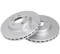 Front Set 2x Brake Discs A.B.S. 17569 for Mercedes V- (W447)/Vito- (W447)/Viano