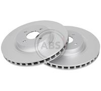 Front Set 2x Brake Discs A.B.S. 17575 for Ford Focus (02-04)