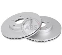 Front Set 2x Brake Discs A.B.S. 17586 for Ford/Volvo C-Max/Focus/Grand C-Max/C30