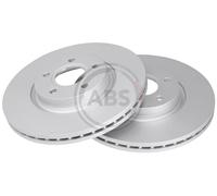 Front Set 2x Brake Discs A.B.S. 17587 for Ford/Volvo/Land Rover C-Max/Grand C-Ma
