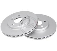 Front Set 2x Brake Discs A.B.S. 17647 for Mercedes A- (W169)/B- (W245) (04-12)