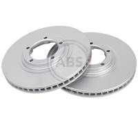 Front Set 2x Brake Discs A.B.S. 17648 for Hyundai H300/i800/H100/Starex/H200/H1/