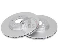 Front Set 2x Brake Discs A.B.S. 17663 for Honda CR-V (05-07)