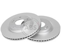 Front Set 2x Brake Discs A.B.S. 17674 for Mitsubishi Space Wagon/Grandis (04-13)