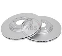 Front Set 2x Brake Discs A.B.S. 17687 for Mazda 6 (05-08)