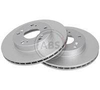 Front Set 2x Brake Discs A.B.S. 17690 for Honda CR-Z/Civic (06-21)