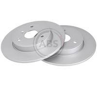 Front Set 2x Brake Discs A.B.S. 17789 for Smart Fortwo/Cabrio/City Coupe/Crossbl