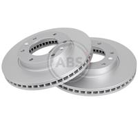 Front Set 2x Brake Discs A.B.S. 17805 for Kia Carnival/Sedona/Grand Carnival (05