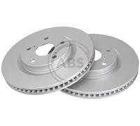 Front Set 2x Brake Discs A.B.S. 17807 for Toyota/Lexus Mirai/RAV 4/Prius/Camry/M