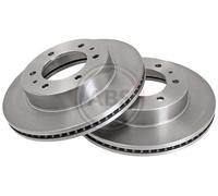 Front Set 2x Brake Discs A.B.S. 17878 for HUMMER H3 (08-10)