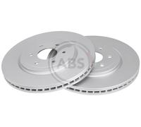 Front Set 2x Brake Discs A.B.S. 17888 for Mercedes/Nissan X- (W470)/Navara/Pathf