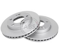 Front Set 2x Brake Discs A.B.S. 17916 for Ssangyong Korando/Rexton/Actyon/Kyron