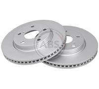 Front Set 2x Brake Discs A.B.S. 18012 for Toyota/Lexus RAV 4/HS (09-21)