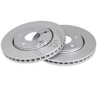 Front Set 2x Brake Discs A.B.S. 18028 for Fiat/Dodge/Chryler Freemont/Journey/Gr