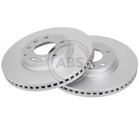 Front Set 2x Brake Discs A.B.S. 18030 for Mazda CX7 (06-14)