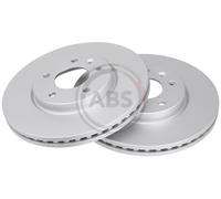 Front Set 2x Brake Discs A.B.S. 18032 for Vauxhall/Chevrolet Astra/Zafira/Ampera