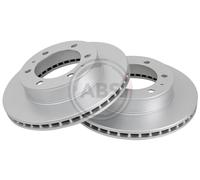 Front Set 2x Brake Discs A.B.S. 18062 for Toyota Hilux (05-15)