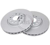 Front Set 2x Brake Discs A.B.S. 18087 for Seat/VW/Skoda Tarraco/Alhambra/Tiguan/