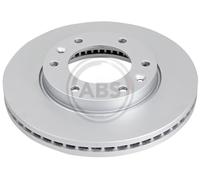 Front Set 2x Brake Discs A.B.S. 18103 for Hyundai iLoad/i800/Montana/Starex/H1 (