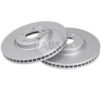 Front Set 2x Brake Discs A.B.S. 18112 for Audi A6/A7/A5/Q5/A4 (08-18)