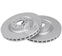 Front Set 2x Brake Discs A.B.S. 18173 for Fiat/Vauxhall Combo/500/Doblo/Pratico/