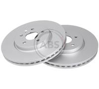 Front Set 2x Brake Discs A.B.S. 18303 for Chevrolet/Vauxhall Tracker/Trax/Mokka/