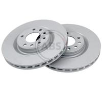 Front Set 2x Brake Discs A.B.S. 18459 for Vauxhall Corsa/Corsa (11-14)