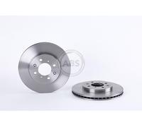Front Set 2x Brake Discs BREMBO 09.A357.10 for Honda Jazz/City/Fit (02-15)