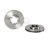 Front Set 2x Brake Discs BREMBO 09.B410.10 for Nissan/Renault NT400/Cabstar/Maxi