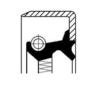 FRONT SHAFT SEAL WHEEL HUB FITS: MERCEDES-BENZ 190 SEDAN E 2.5-16 EVOLUTION I