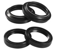 Front Shock Absorber Fork Damper Oil Seal And Cover Compatible With SENDA 50R DRD PRO 2005 2006 2007 2008 2009 2010 2011(2pcs oil 2pcs dust)