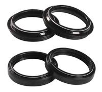 Front Shock Absorber Fork Damper Oil Seal Cover Compatible With XVS 1300 XVS1300 CU CUSTOM 2014 2015 2016(2pcs oil 2pcs dust)