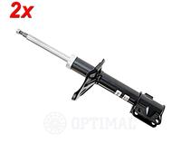 Front Shock Absorber OPTIMAL 2x Fits MITSUBISHI Pajero Pinin 99-07 MR353742