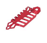 Front Shock Covers Motorcycle Shock Absorber Cover Front And Rear Fork Decorative Aluminum Protector Modification Accessories Universal(Red)