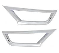 Front Side Grill Cover For VW For T-R&OC For TROC 2017-2020 Car Fog Light Trim Sticker Rear Tail Lamp Strip Cover Frame Bumper Grille(Front)