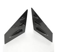 Front Side Window Louver Spoiler Cover Set ABS Plastic for For WRX STI 2015 through 2020 Left Right Fit Two Piece Kit (B)