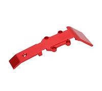 Oumefar 1/16 Front Skid Plate Aluminum Alloy Portable Lightweight Durable RC Front Skid Plate for Traxxas E Revo VXL Long Service Life(Red)