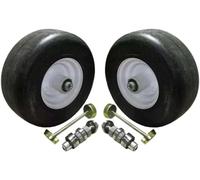 Front Solid Flat-Free Puncture Resistant Wheel Tire 13x5x6 2-Pack Compatible with Lazer Z, Z Master G3, Wright Stander, and Other Specified Zero-Turn Mowers