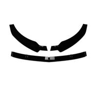 Front Splitter Body Kit Car Front Lower Bumper Spoiler Lip Splitter For Mercedes For Benz A Class W177 A45 A45S AMG 2019-2023(Glossy Black)