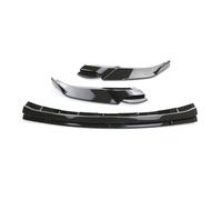 Front Splitter Lip For VW For T-Roc For TSI For TDI 2017 2018 2019 2020 2021 2022 Front Lip Bumper Spoiler Front Bumper Lip(Glossy Black)