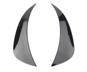 Front Splitter Spoiler ABS Car Front Bumper Air Vent Outlet Cover Trim For Benz C-Class W205 C200 C300 C400 2015 2016 2017 2018 Lower Lip