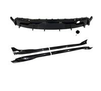 Front Splitter Spoiler Full Body Kits Fast Aero Bumper Lip Rear Diffuser Sdie Skirts Spoiler Tuning For Tesla For Model 3 Y 2017-2024(MY set c)