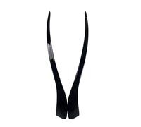 Front Splitter Spoiler Lip 2PCS For CLA Class W117 C117 CLA45 CLA200 220 250 For AMG 2013-2015 Front Bumper Lip Spoiler Body Kit Tuning Accessories(Gloss Black)